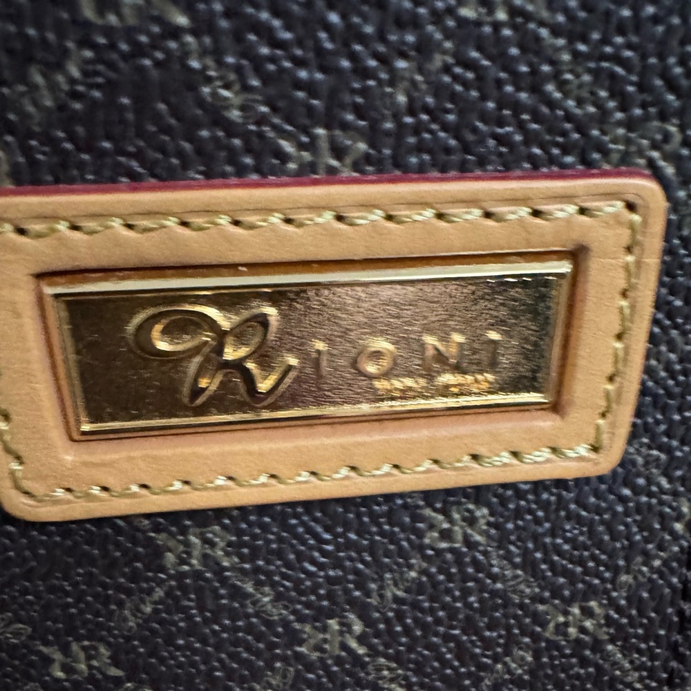 Rioni Large Monogram Leather Luggage - Picture 3 of 16
